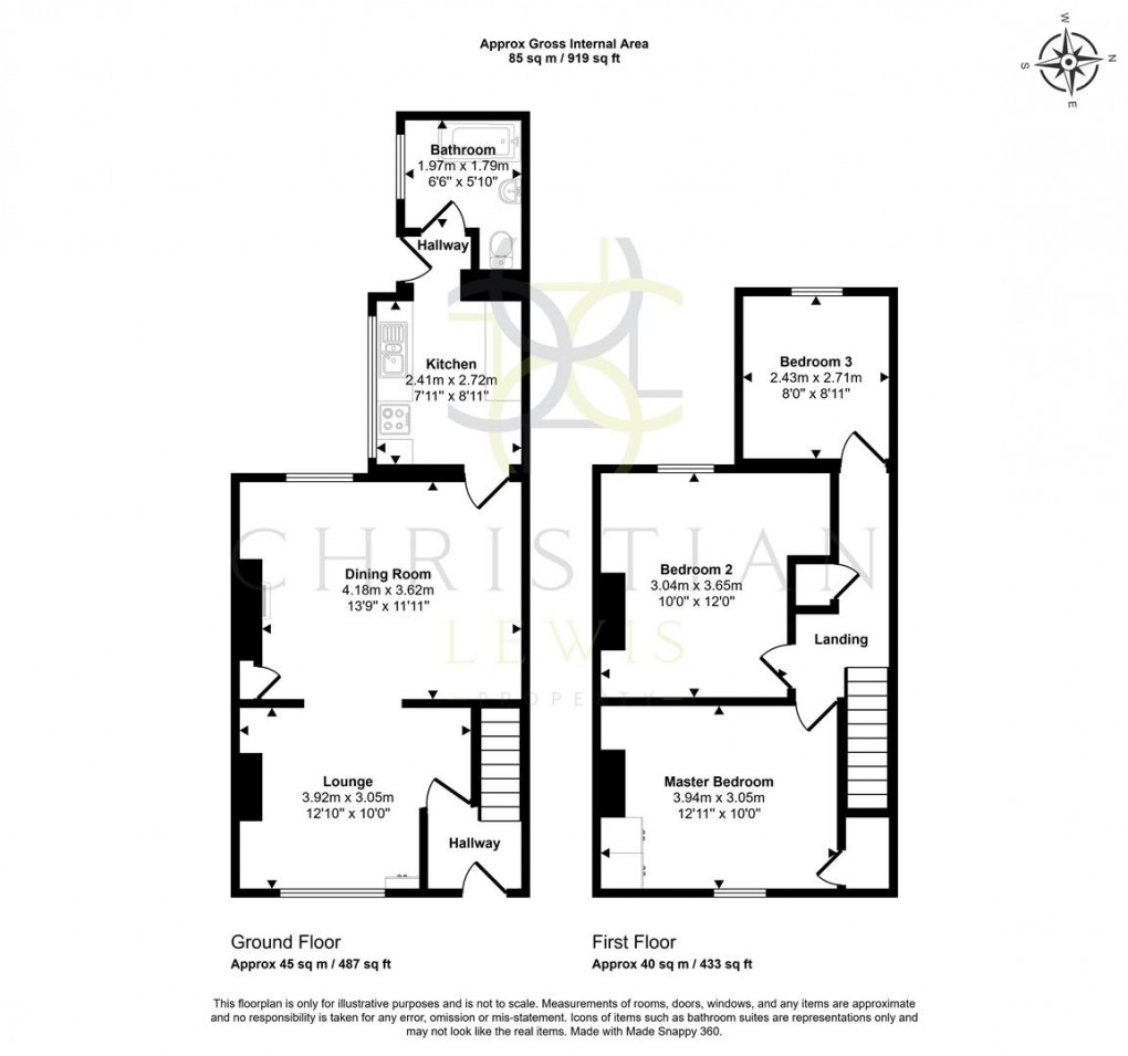 Floorplan for Windsor Road, Evesham